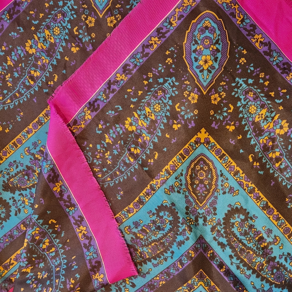 Vintage Liz Sinclair Scarf Made In Italy
